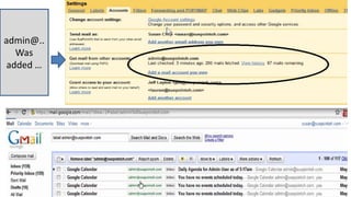 admin@..
Was
added …
 