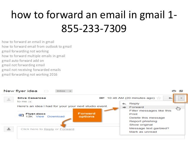 forward multiple emails gmail