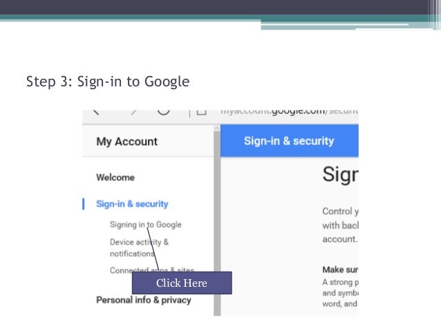 Gmail security settings 2 step verification 1 844 773 9313