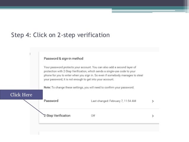 Gmail security settings 2 step verification 1 844 773 9313