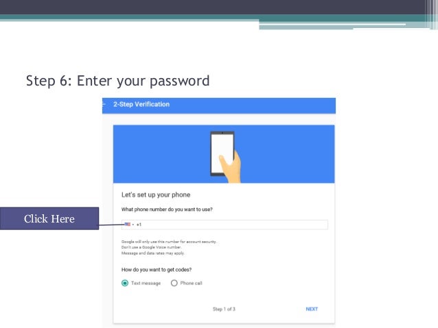 Gmail security settings 2 step verification 1 844 773 9313