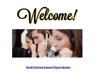 Gmail Technical Support Phone Number
 