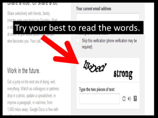 Try your best to read the words.
 