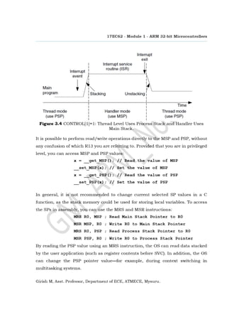 ARM 32 Bit Microcontrollers_Module-1_VTU_17EC62_Notes | PDF