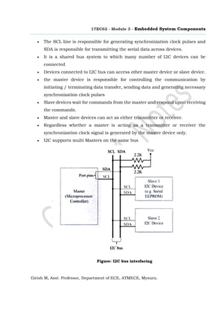 Module 3: Embedded System Components | PDF