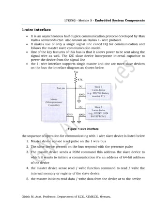 Module 3: Embedded System Components | PDF