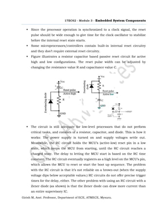Module 3: Embedded System Components | PDF