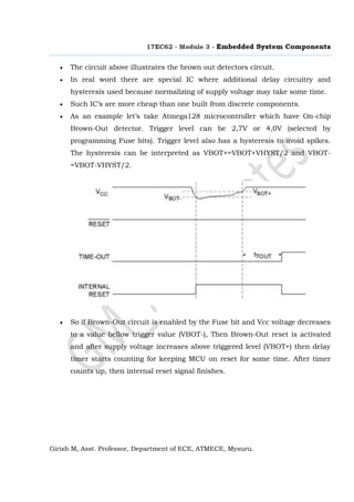 Module 3: Embedded System Components | PDF