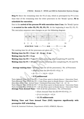 RTOS and IDE for Embedded System Design