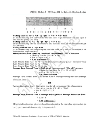 RTOS and IDE for Embedded System Design