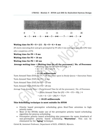 RTOS and IDE for Embedded System Design
