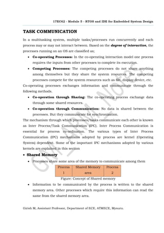 RTOS and IDE for Embedded System Design