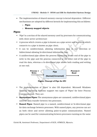 RTOS and IDE for Embedded System Design
