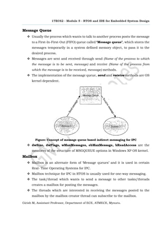 RTOS and IDE for Embedded System Design