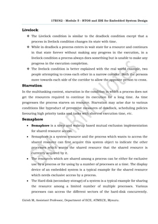 RTOS and IDE for Embedded System Design