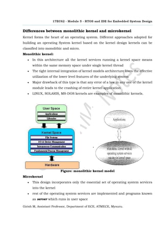 RTOS and IDE for Embedded System Design