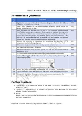 RTOS and IDE for Embedded System Design