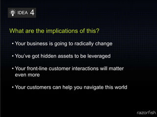 Create personal, not personalized, experiences