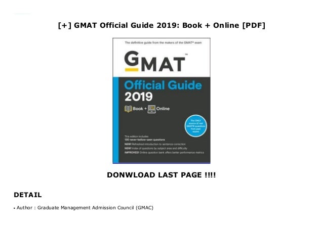 GMAT official guide online pdf download gmat official guide 2019 pdf download free