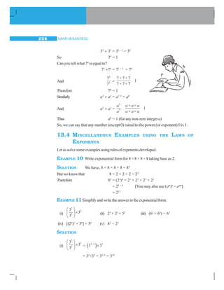23
2
means 23
is multiplied two times with itself.
  