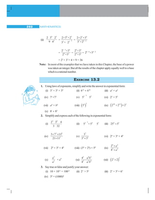 23
2 = 23×2
Similarly   