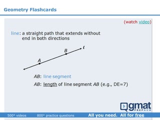 (watch video)
Geometry Flashcards
 