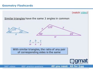 (watch video)
Geometry Flashcards
 