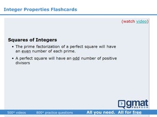 (watch video)
Integer Properties Flashcards
 