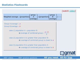 (watch video)
Statistics Flashcards
 