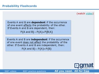 (watch video)
Probability Flashcards
 