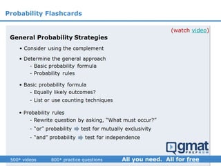 (watch video)
Probability Flashcards
 