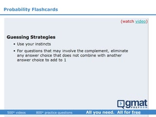 (watch video)
Probability Flashcards
 