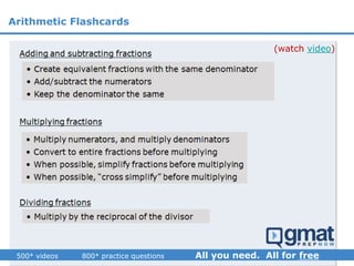 (watch video)
Arithmetic Flashcards
 