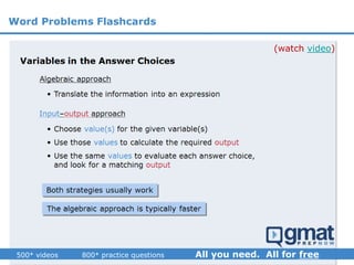 (watch video)
Word Problems Flashcards
 