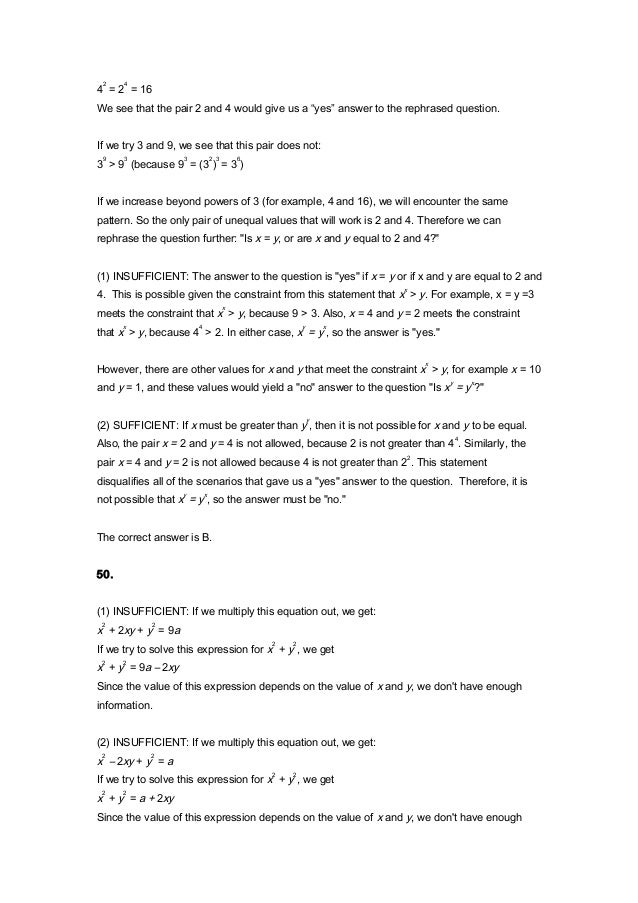 Gmat Quant Topic 3 Inequalities Absolute Value Solutions