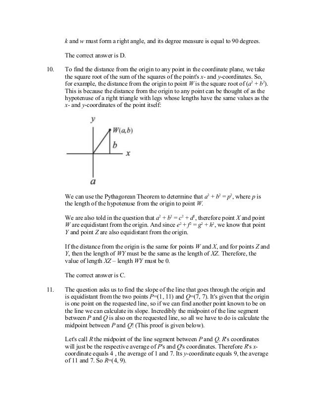 Gmat Quant Topic 6 Co Ordinate Geometry Solutions