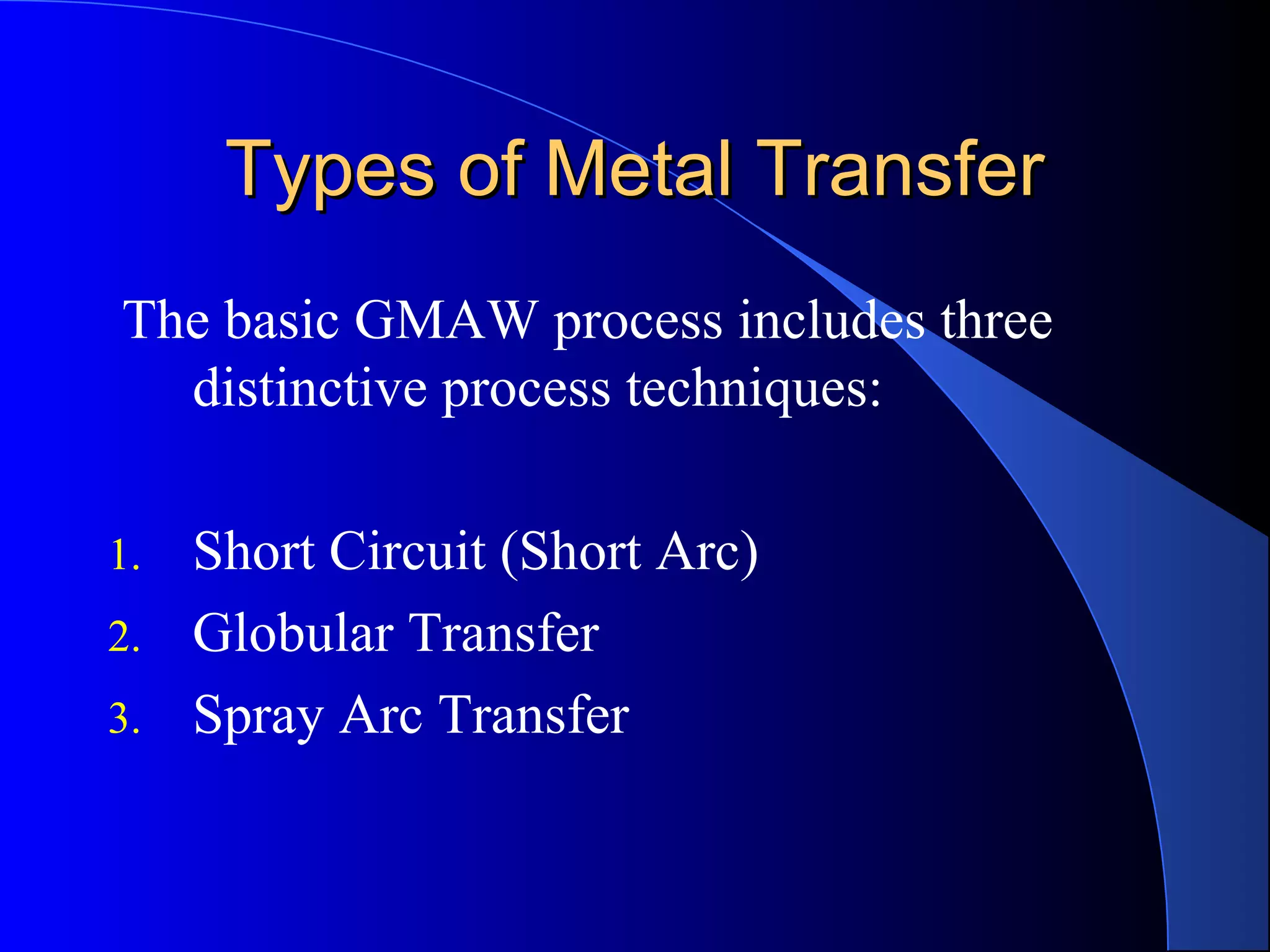 Gas Metal Arc Welding