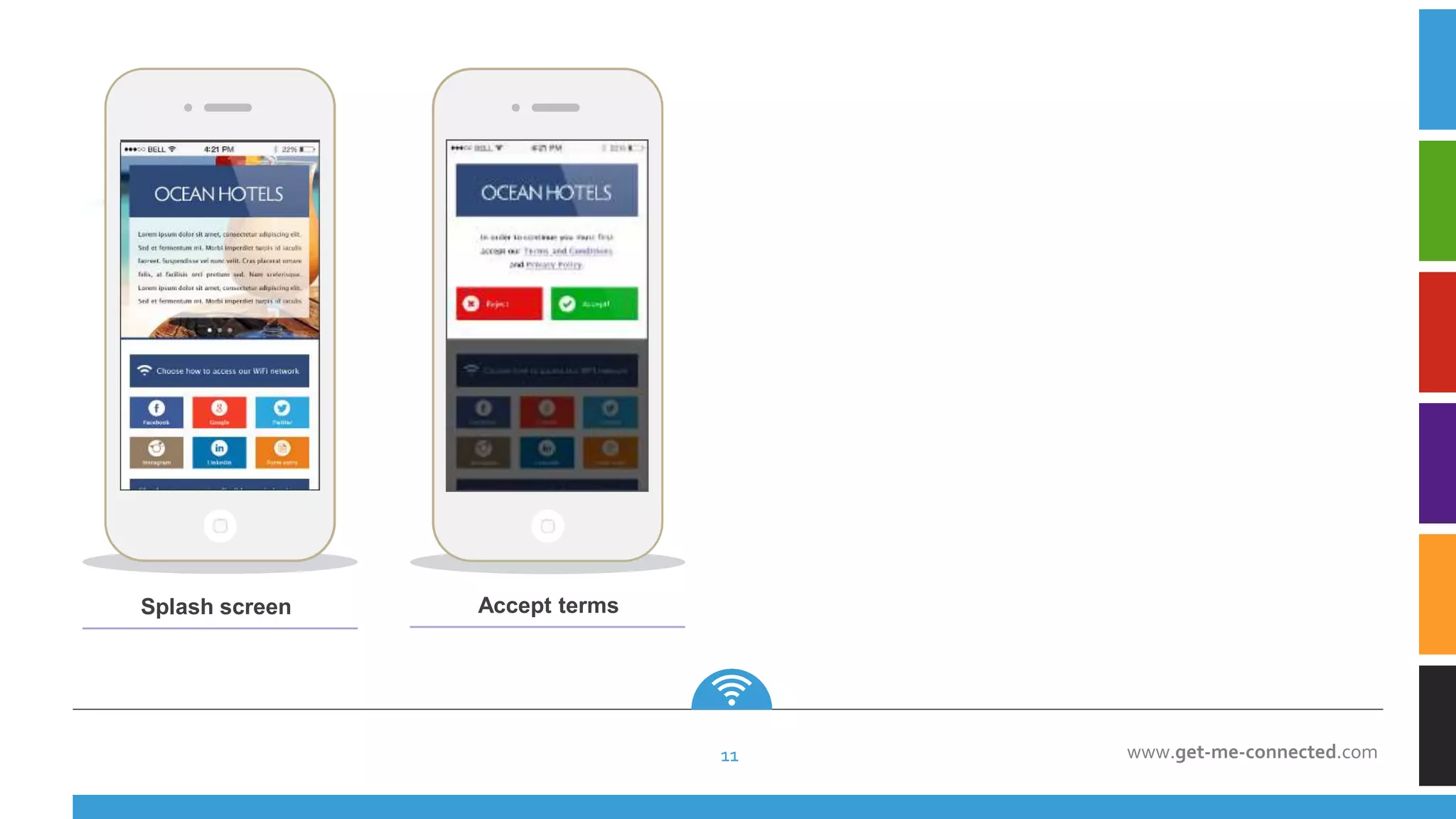 www.get-me-connected.com
Splash screen
11
Accept terms
 