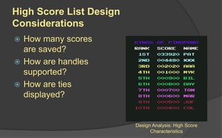 LAFS Game Mechanics - Progression Mechanics | PPTX