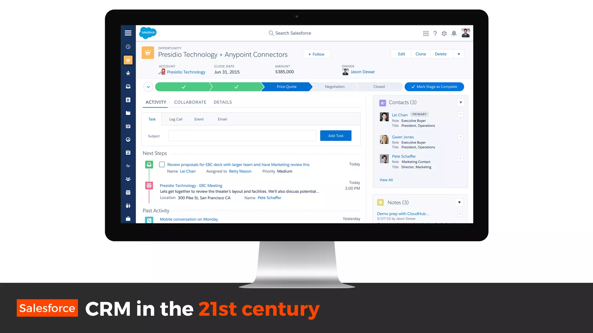 CRM in the 21st centurySalesforce
 