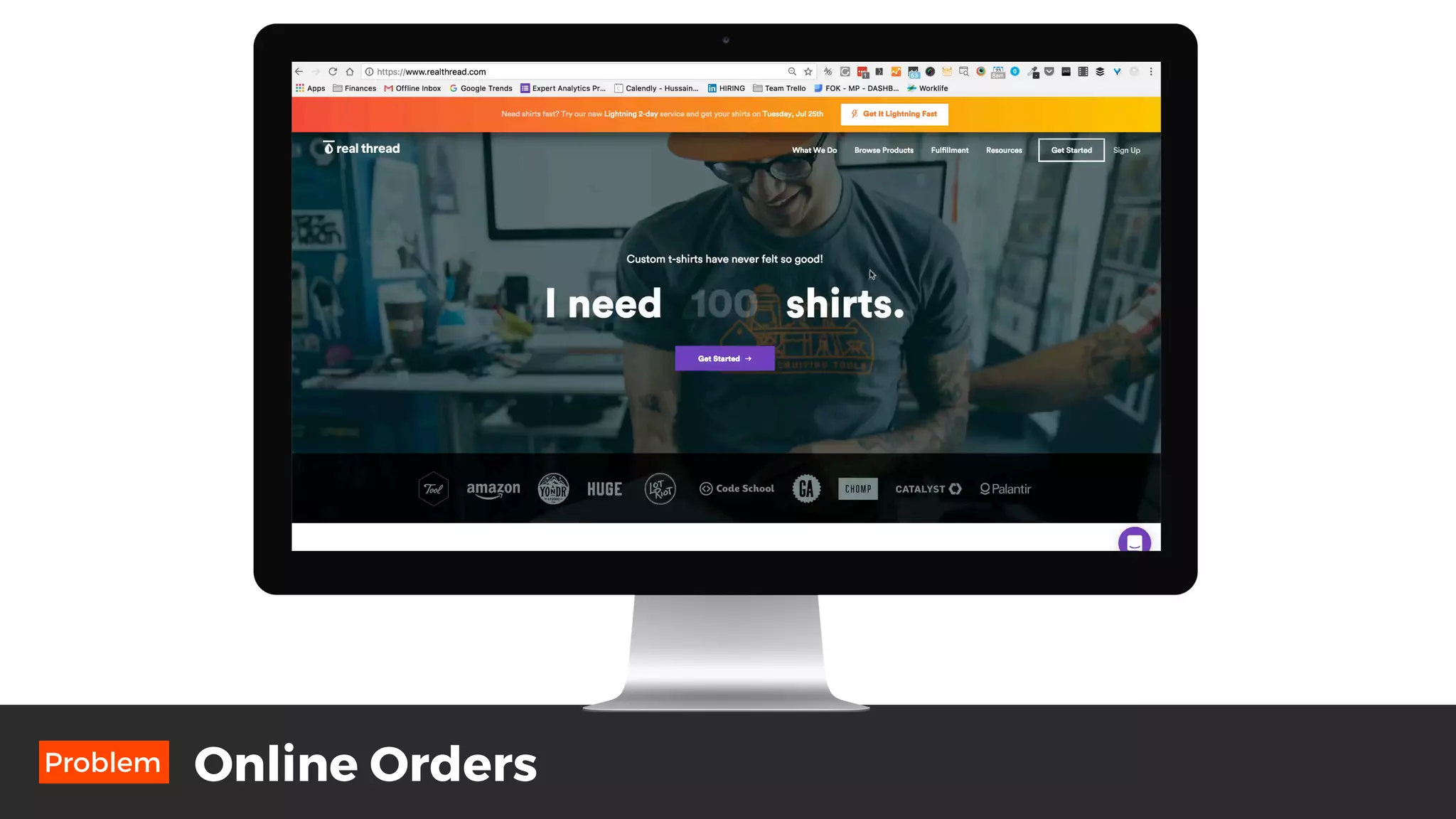 Online OrdersProblem
 