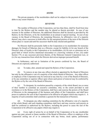 GM Corporate Governance Certificate of Incorporation PDF