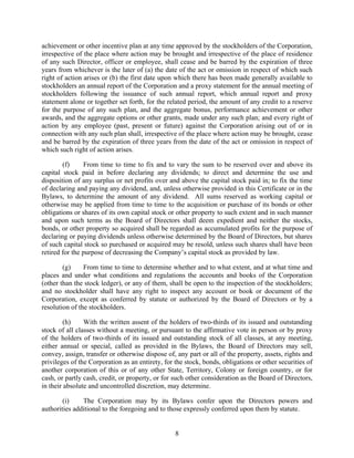 GM Corporate Governance Certificate of Incorporation PDF