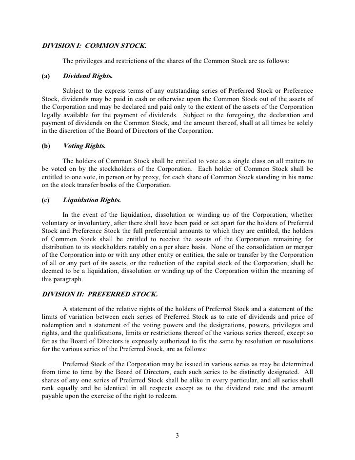 GM Corporate Governance Certificate of Incorporation