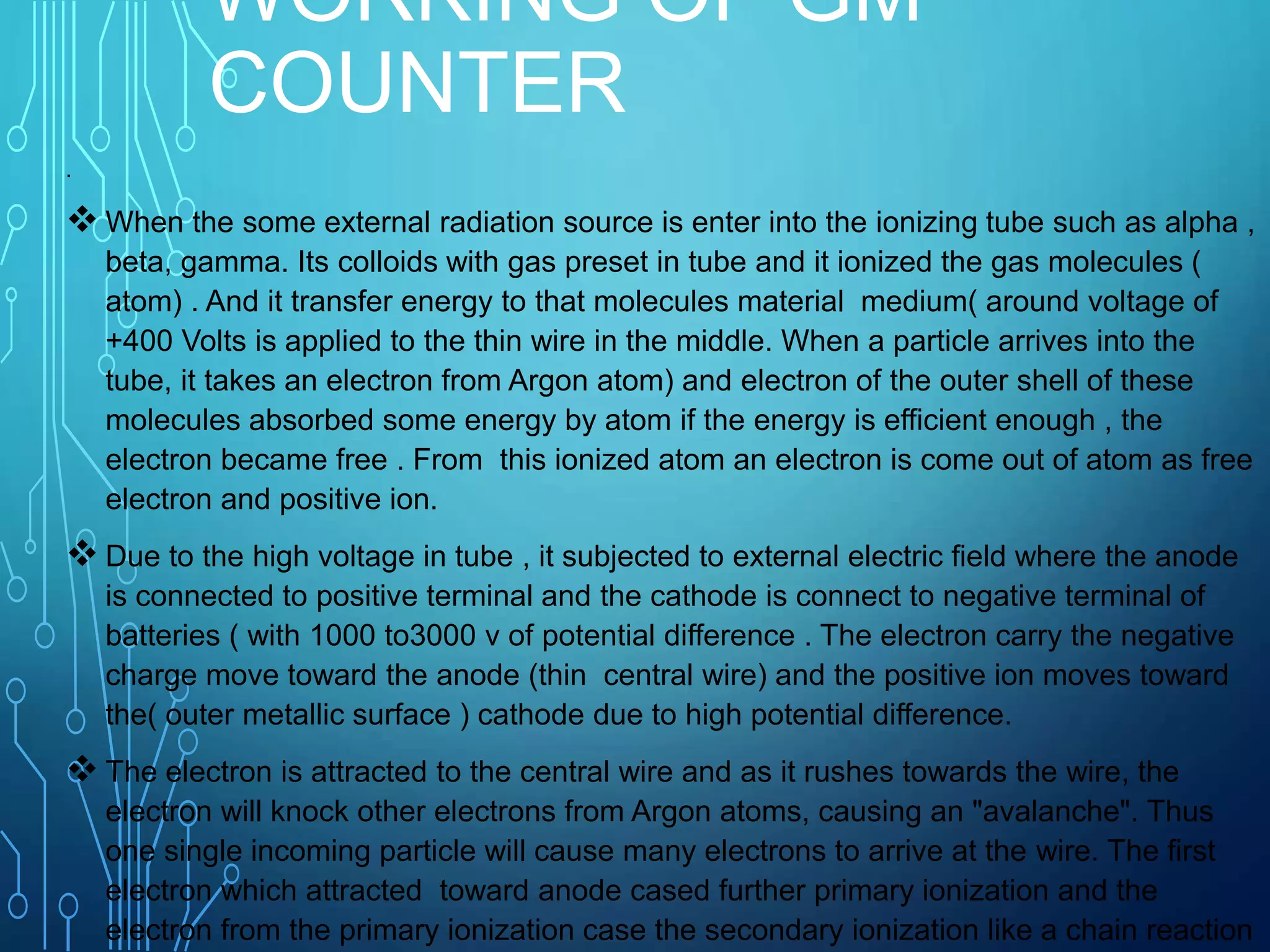 Gm counter& scintillation counter PPT