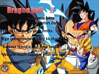 •Come out of your comfort Zone.
•Try to challenge your limits.
•Ego is everywhere.. Try to channel it.
•Success is not a one time task.
•We are much capable than we can
imagine.
 