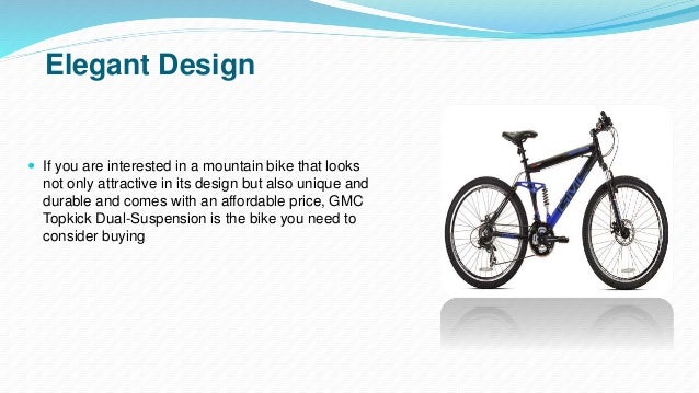 gmc topkick dual suspension mountain bike