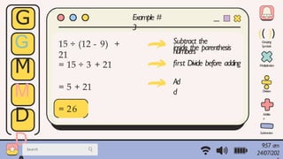 Problem Solving In Math Using Gmdas Mastering the GMDAS Rule: Step-by-Step Operations and Problem Solving ...
