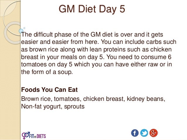 gm diet plan vegetarian