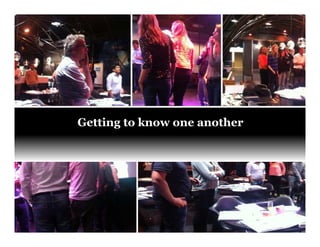 Unleashing purpose-led growth
Getting to know one another
 